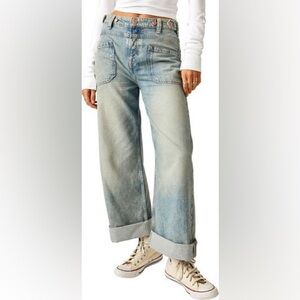 We the Free Palmer Cuffed Baggy Jeans